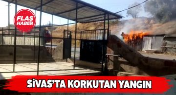 Fatih mahallesinde bir depo alev alev yandı