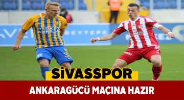 Sivasspor, Ankaragücü maçı öncesi son antrenmanını tamamladı