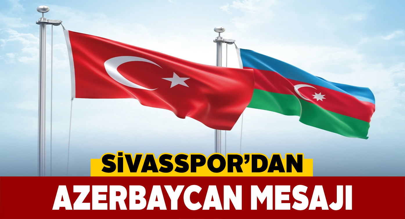 Azerbaycan’a bir destekte Sivasspor’dan geldi