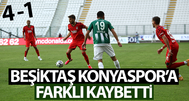 Beşiktaş, Konyaspor’a yenildi