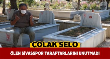 Çolak Selo’dan ölen taraftarların mezarına ziyaret