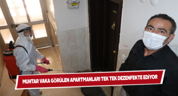 Muhtar’dan herkese örnek olacak Covid-19 hamlesi