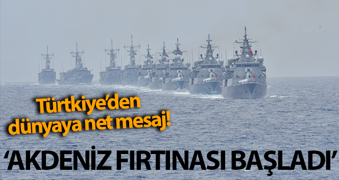 Cumhurbaşkanı Yardımcısı Fuat Oktay açıkladı: KKTC’de ‘Akdeniz Fırtınası’ tatbikatı bugün itibariyle başladı