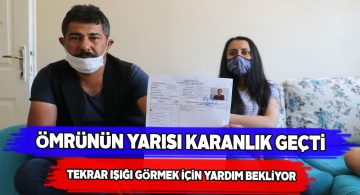 Gözleri kör olma noktasına gelen kadın maddi destek bekliyor