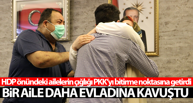 HDP önündeki ailelerin çığlıkları PKK’yı sona erdirdi ve başka bir aile çocuğu oldu