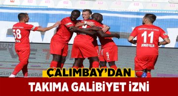 Sivasspor Pazartesi gününü izinli geçirecek