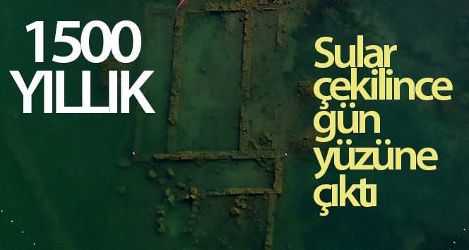 İznik Gölü çekilince 1500 yıllık bazilika ortaya çıktı