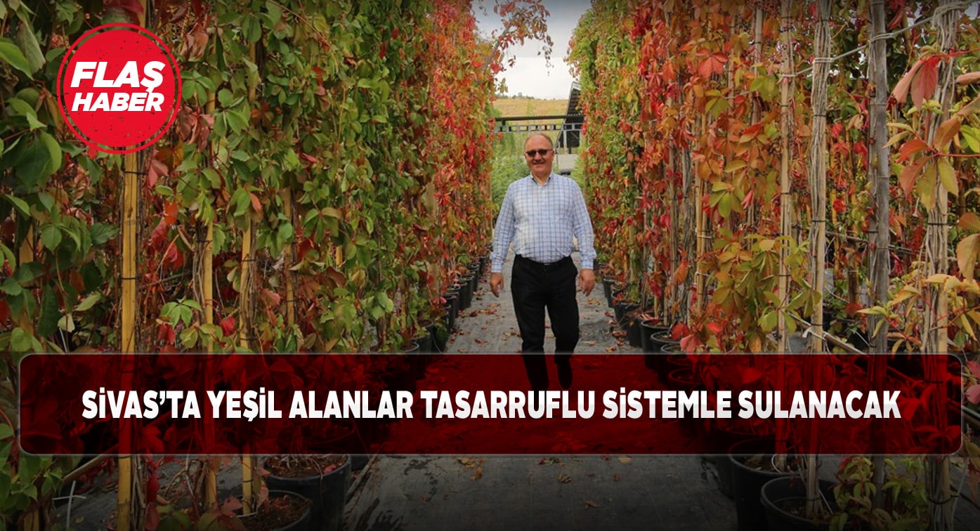 Sivas’ın yeşil alanlarının kalitesi artacak