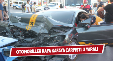 Karşı şeride giren araç faciaya yol açtı