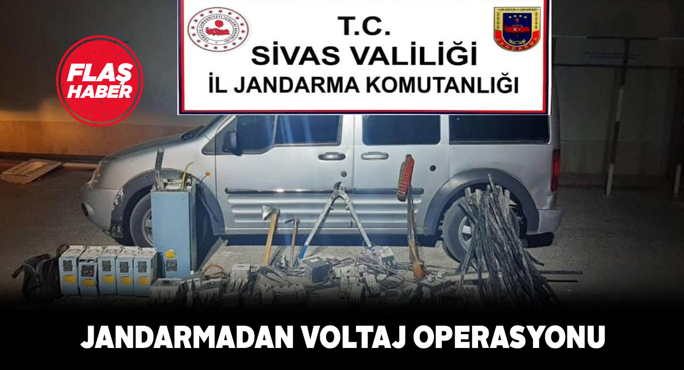 Elektrik malzemesi kaçıran 4 kişi kıskıvrak yakalandı
