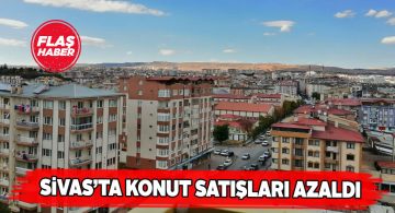 Sivas’ta Ağustos ayında 1,178 konut satıldı