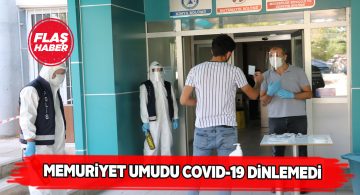 KPSS sınavına çok sayıda Covid-19’lu vatandaş katıldı