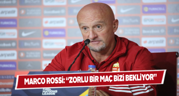 Macaristan teknik direktörü basın toplantısı düzenledi