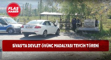 Sivas’ta 5 şehit ailesi ve 5 gaziye madalya verildi
