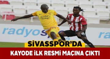 Nijer golcü Sivasspor formasını ilk kez giydi