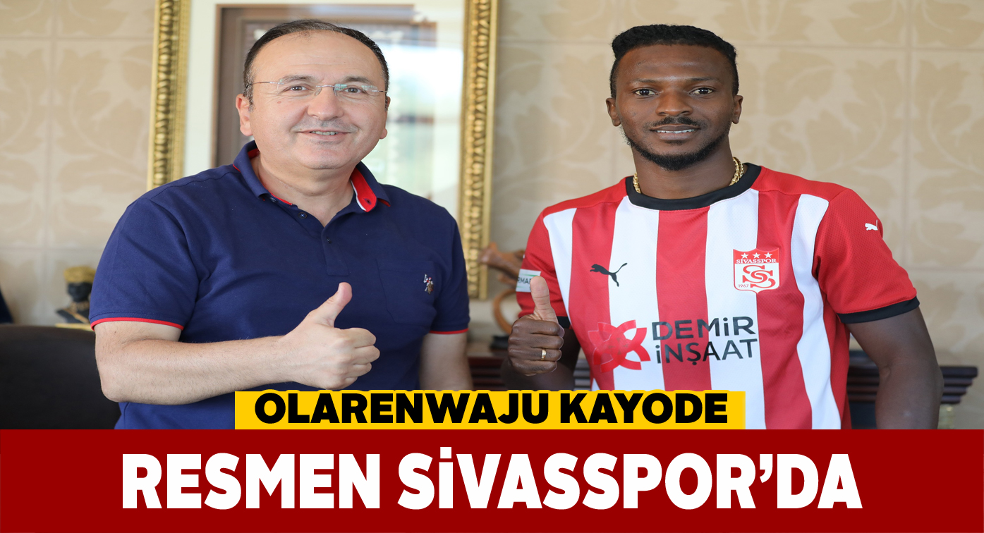 Sivasspor Nijeryalı santraforu renklerine bağladı
