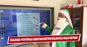 Uzaktan eğitimi keyife dönüştüren öğretmen alkış topladı
