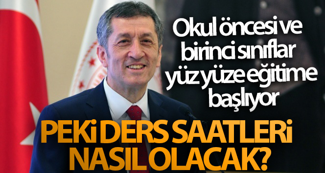 Okul öncesi ve birinci sınıf öğrencileri yüz yüze eğitime başlar