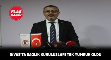 Sivas’ta sağlıkçılardan ortak basın toplantısı