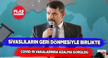 Vali Ayhan’dan Covid-19’a ilişkin sevindiren açıklamalar