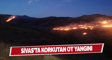 Sivas’ta çıkan yangın kısa sürede söndürüldü