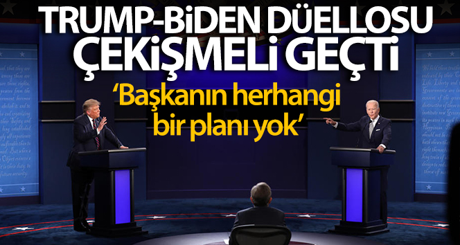 Trump ve Biden’ın ilk düello tartışmalıydı