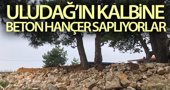 Uludağ’ın kalbine beton hançer atıyorlar