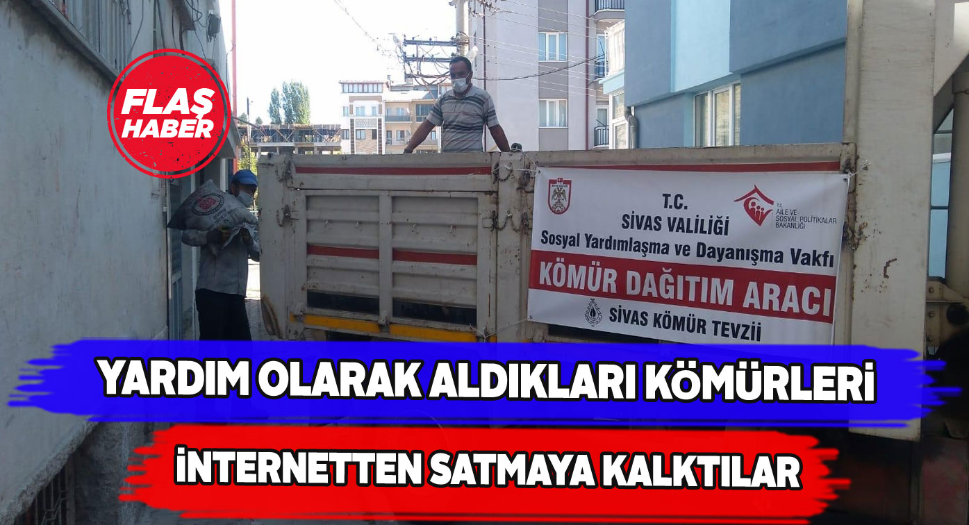 Sivas’ta yardım kömürü operasyonu!
