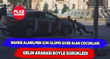 İçi para dolu zarf için 20 metre sürüklendiler!