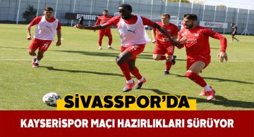 Sivasspor’un yoğun antrenman programı devam ediyor