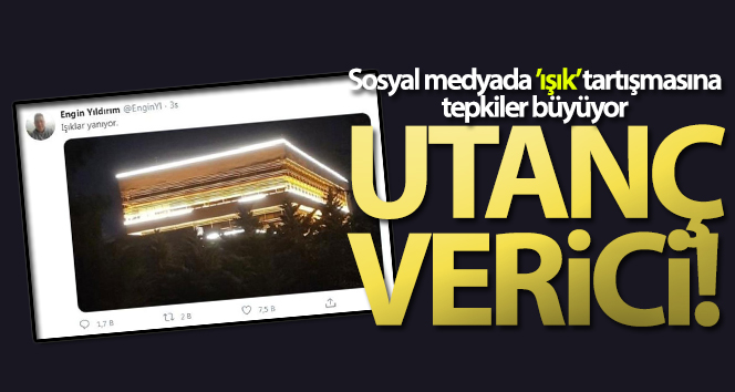 AYM Başkanı Yıldırım’ın ‘Işıklar açık’ gönderisine tepki