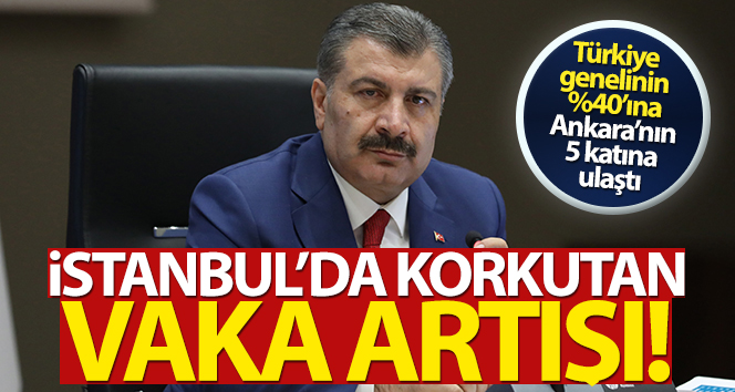 Bakan Koca açıkladı! İstanbul’da korkutucu vaka artışı