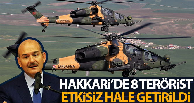 Bakan Soylu: ‘Hakkari’de 8 terörist etkisiz hale getirildi’