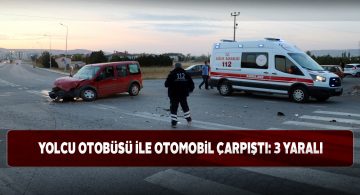 Cadde kesişiminde yaşanan feci kaza 3 kişi yaralandı