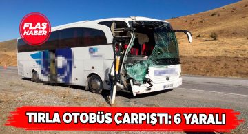 İmranlı’da otobüs ve tırın çarpışması sonucu 6 kişi yaralandı