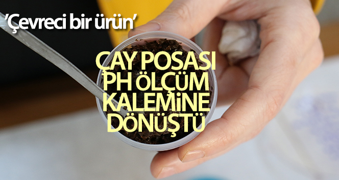 Çay posası pH ölçüm kalemine dönüştürüldü