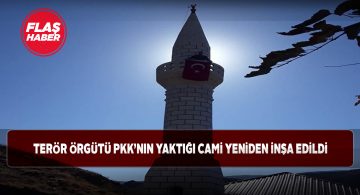 Çayözü Köyü Camisi 22 yıl sonra yeniden inşa edildi