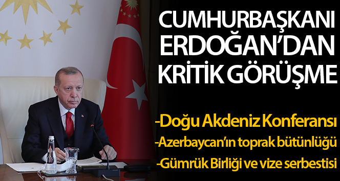 Cumhurbaşkanı Erdoğan, Avrupa Konseyi Başkanı Michel ile telefonda görüştü