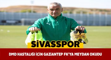 Sivasspor’dan DMD hastalığı için farkındalık çalışması