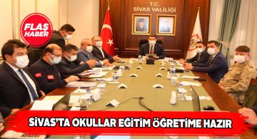 Sivas Valiliği’nde eğitim toplantısı yapıldı