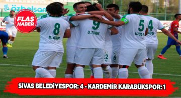 Sivas Belediyespor’dan evinde farklı tarife!