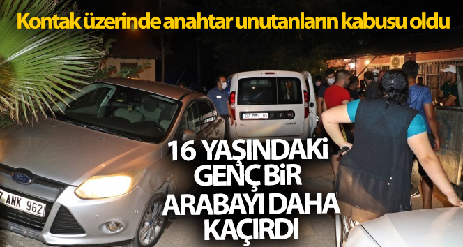 Genç otomobil tutkunu, kontak anahtarını unutanlar için kabusa dönüştü