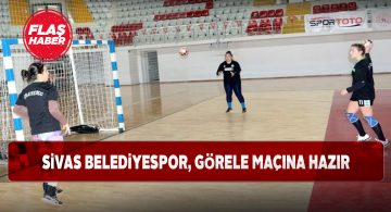 Kadın hentbol takımı Görele maçı hazırlıklarını tamamladı