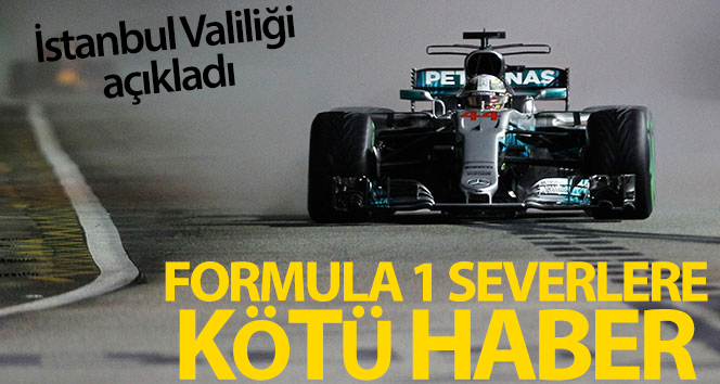 İstanbul Valiliği, Formula 1 İstanbul yarışının seyircisiz yapılacağını açıkladı