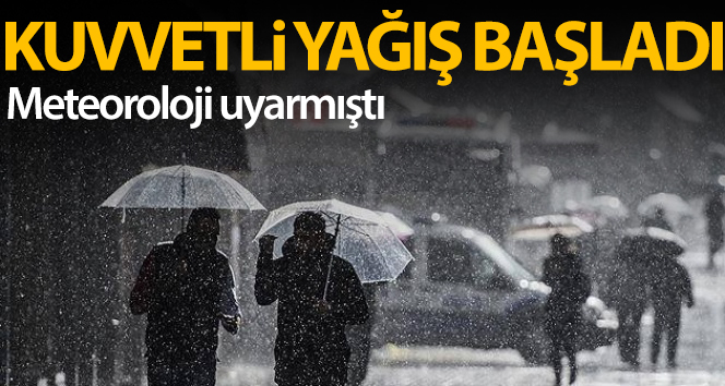 İstanbul’da gök gürültülü fırtına etkili