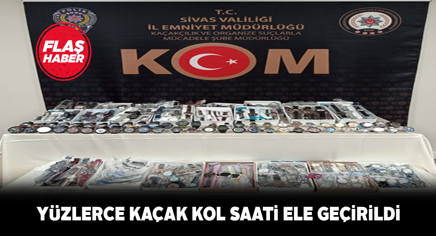 Kaçakçı bir kişi Sivas’ta yakayı ele verdi