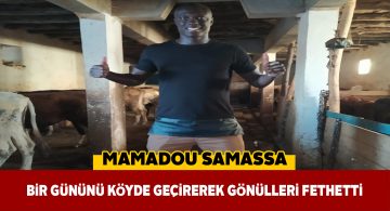 Kaleci Samassa Yeniyapan köyünde bir gününü geçirdi