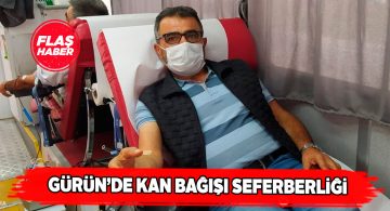Gürünlü vatandaşlar kan bağışı aracına hücum etti