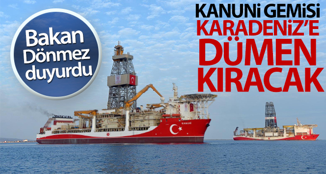 Kanuni sondaj gemisinin bakım ve onarımı tamamlandı