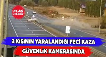 Sivas-Ankara yolunda bir araç karşı şeride geçti!
